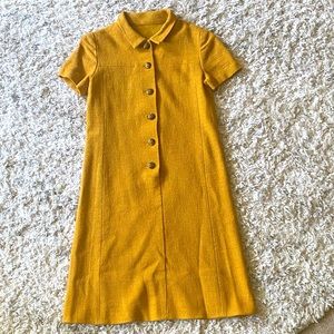 Vintage Mustard Dress